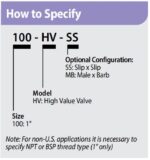 Rainbird HV Series 1" Remote Control Valve, BSP, Without Flow Control - Image 2