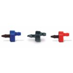 Rainbird XB-10 Xeri-Bug Pressure Compensating Emitter, 1.0 GPH, Self-Piercing Barb Inlet, Black - Image 3